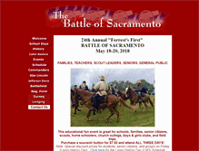 Tablet Screenshot of battleofsac.com